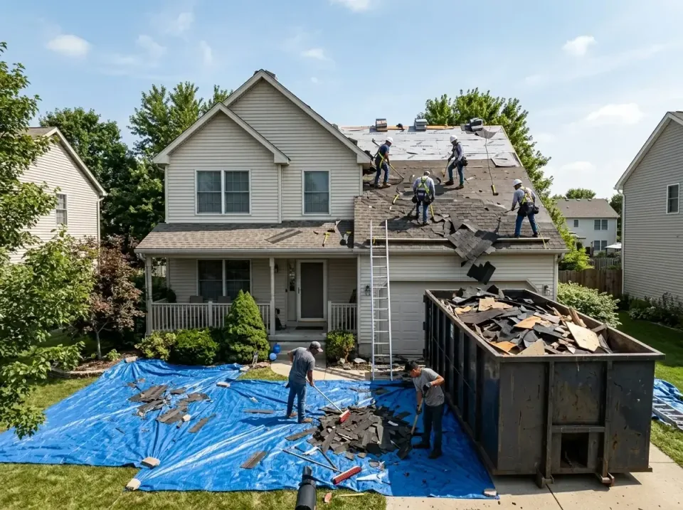 roof-replacement-debris-remova-004 — frequently asked questions, Cheapest Dumpster Rentals in Huber Heights, OH